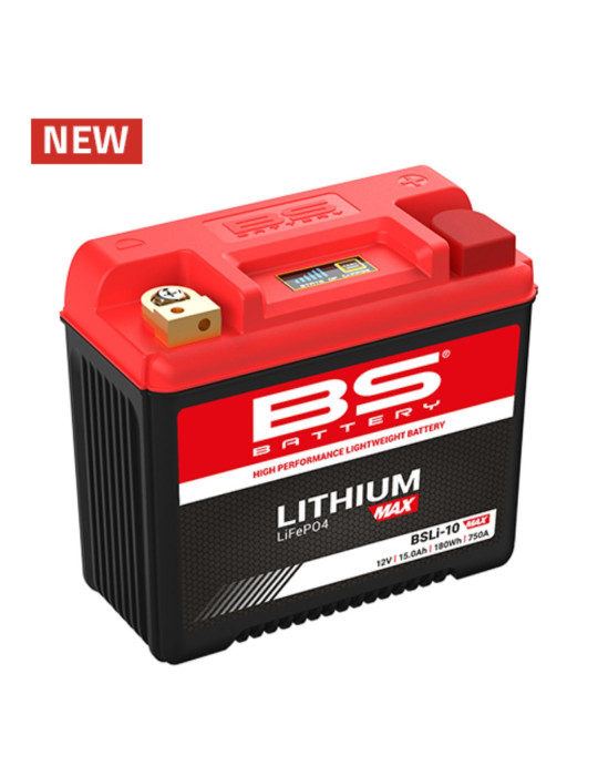 Batterie BS Battery BSLi-10 MAX Lithium LiFePO4 15Ah 750A